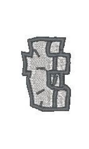 Rock Lower Case T