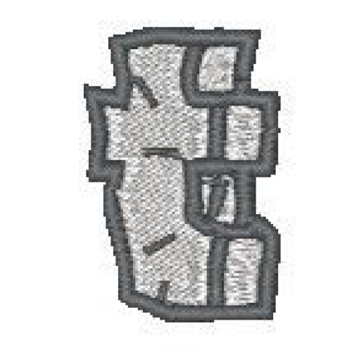 Rock Lower Case T