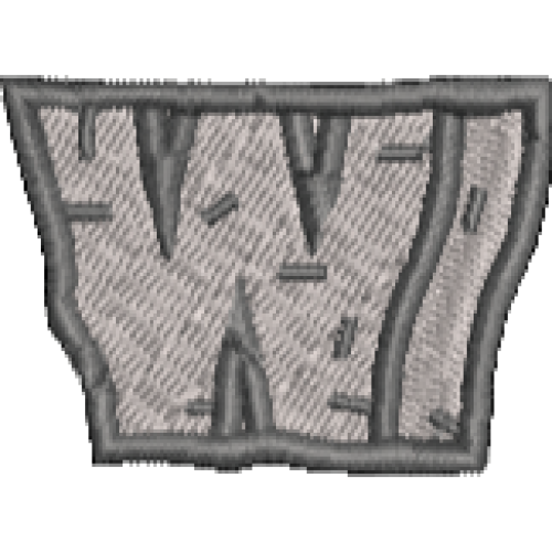 Rock Lower Case W