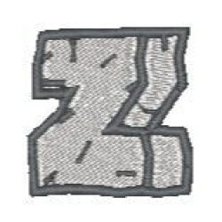 Rock Lower Case Z
