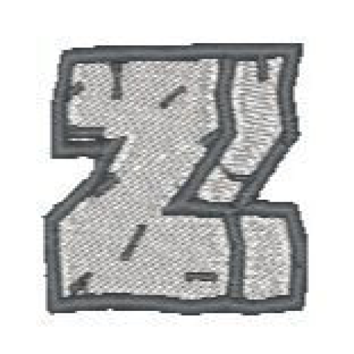 Rock Lower Case Z