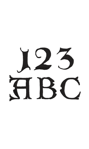 Scary Font Set
