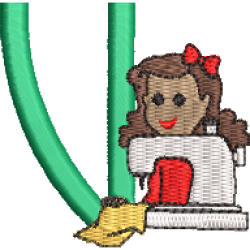 Sewing Lady V