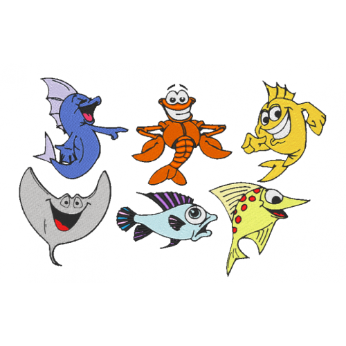 Silly Sea Creatures Set