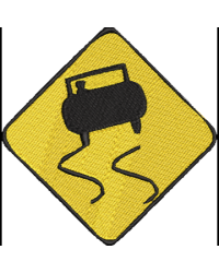 Slippery Road Road Sign