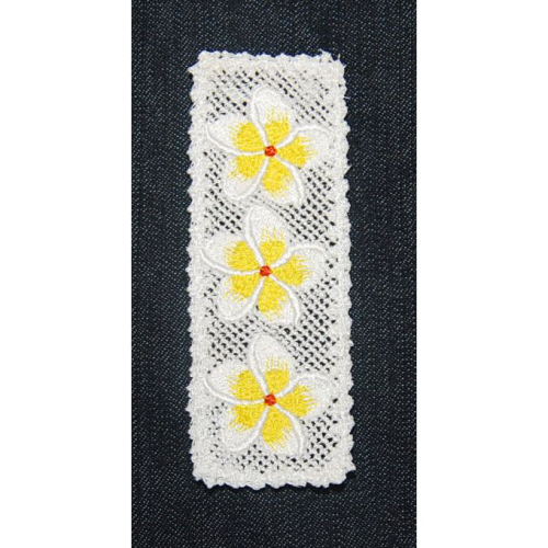 Small Frangipani Bookmark