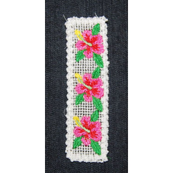 Small Hibiscus Fsl Bookmark
