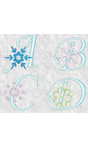 Snowflake Alpha Set