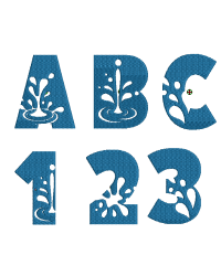 Splash Font Set