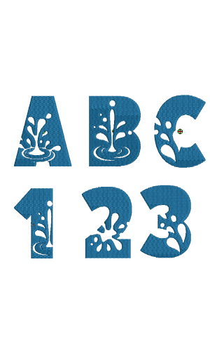 Splash Font Set Splash Font Set