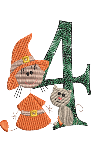 Sticky Witch Number 4 Sticky Witch Number 4