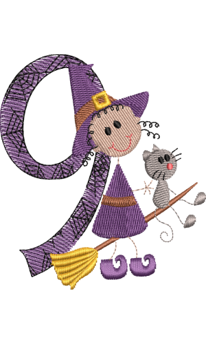 Sticky Witch Number 9 Sticky Witch Number 9
