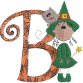 Sticky Witch Letter B