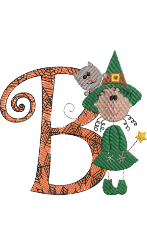 Sticky Witch Letter B