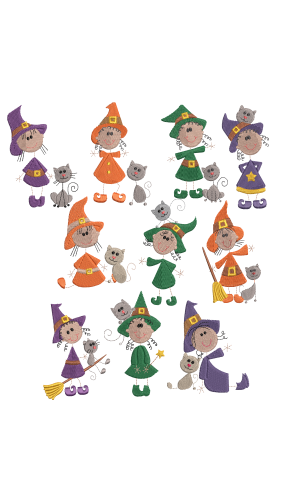 Sticky Witch Design Set