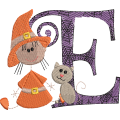 Sticky Witch Letter E