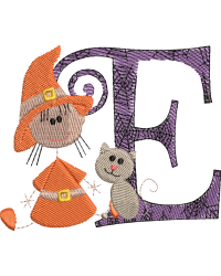Sticky Witch Letter E