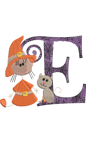 Sticky Witch Letter E