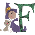 Sticky Witch Letter F