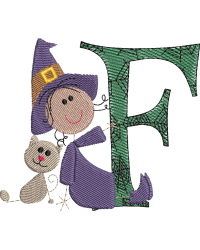 Sticky Witch Letter F