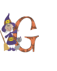 Sticky Witch Letter G