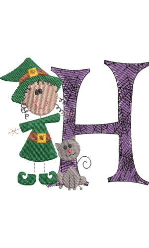 Sticky Witch Letter H Sticky Witch Letter H