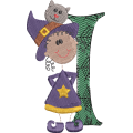 Sticky Witch Letter I