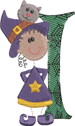 Sticky Witch Letter I