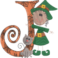 Sticky Witch Letter J