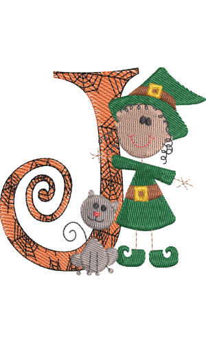 Sticky Witch Letter J Sticky Witch Letter J