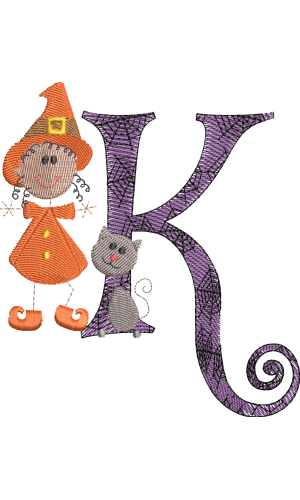 Sticky Witch Letter K