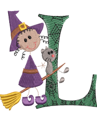 Sticky Witch Letter L
