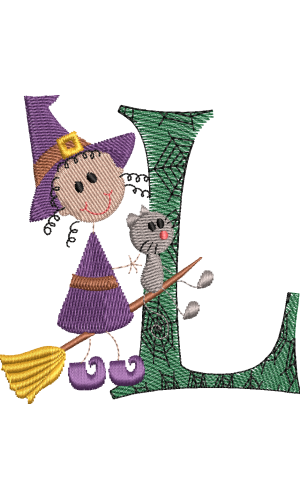 Sticky Witch Letter L