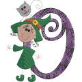 Sticky Witch Letter O