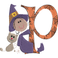 Sticky Witch Letter P