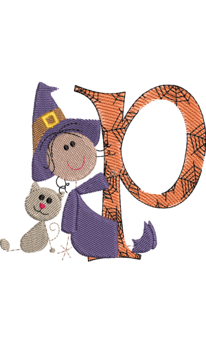 Sticky Witch Letter P Sticky Witch Letter P