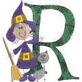 Sticky Witch Letter R