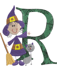 Sticky Witch Letter R
