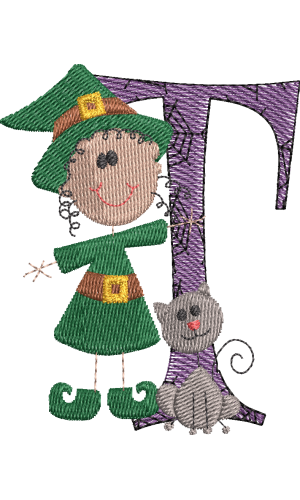 Sticky Witch Letter T Sticky Witch Letter T