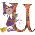 Sticky Witch Letter U