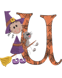 Sticky Witch Letter U