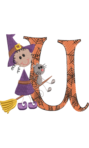 Sticky Witch Letter U Sticky Witch Letter U