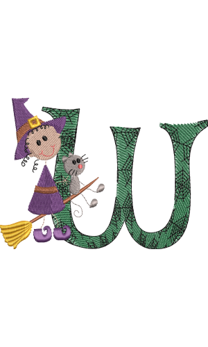 Sticky Witch Letter W Sticky Witch Letter W