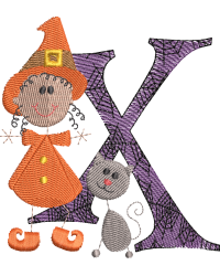 Sticky Witch Letter X
