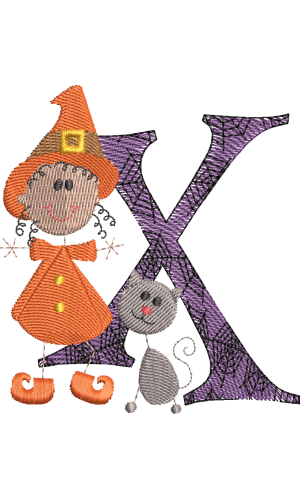 Sticky Witch Letter X