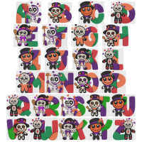 Voodoo Doll Alphabet Set