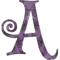 Whimsical Letter A
