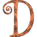 Whimsical Letter D