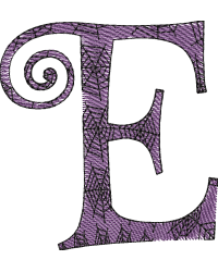 Whimsical Letter E