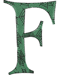 Whimsical Letter F
